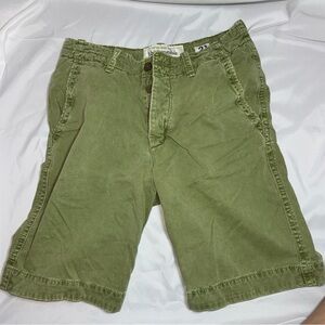 Abercrombie & Fitch Green Men's Shorts